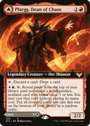 Plargg, Dean of Chaos (Extended Art) (STX-328) [Strixhaven: School of Mages] Foil