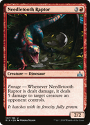 Needletooth Raptor (RIX-107) [Rivals of Ixalan] Foil