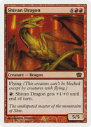 Shivan Dragon (8ED-221) [8th Edition] Foil