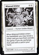 Wizened Arbiter (No PW Symbol) (CMB1-014) [Mystery Booster Playtest Cards 2021]