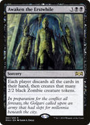 Awaken the Erstwhile (RNA-061) [Ravnica Allegiance] Foil