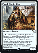 Tenth District Hero (PRE-034) [Murders at Karlov Manor Promos] Foil