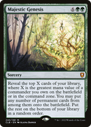 Majestic Genesis (CLB-240) [Commander Legends: Battle for Baldur's Gate] Foil