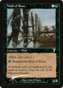 Wall of Bone (7ED-169) [7th Edition] Foil