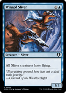 Winged Sliver (CMM-860) [Commander Masters]