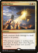Solar Blaze (WAR-216) [War of the Spark] Foil