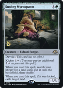 Sowing Mycospawn (PRE-170) [Modern Horizons 3 Promos] Foil