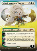 Ajani, Mentor of Heroes (Borderless) (SLD-397) (Borderless) [Secret Lair Drop] Foil