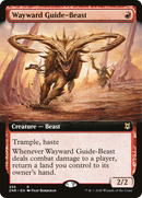 Wayward Guide-Beast (Extended Art) (ZNR-356) [Zendikar Rising] Foil