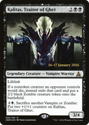 Kalitas, Traitor of Ghet (PRE-86S) [Oath of the Gatewatch Promos] Foil