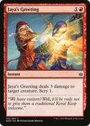 Jaya's Greeting (WAR-136) [War of the Spark] Foil