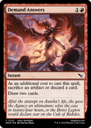 Demand Answers (MKM-122) [Murders at Karlov Manor] Foil