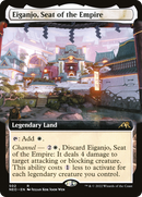 Eiganjo, Seat of the Empire (Extended Art) (NEO-502) [Kamigawa: Neon Dynasty] Foil