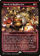 March of Reckless Joy (Showcase) (NEO-386) [Kamigawa: Neon Dynasty] Foil