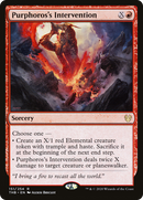 Purphoros's Intervention (THB-151) [Theros Beyond Death] Foil