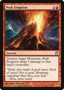 Peak Eruption (THS-132) [Theros] Foil