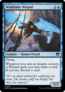 Windrider Wizard (CMM-134) [Commander Masters] Foil