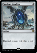 Sapphire Medallion (CMM-407) [Commander Masters] Foil
