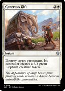 Generous Gift (BLC-106) [Bloomburrow Commander]