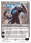 Karn, the Great Creator (White Border) (MB2-003) [Mystery Booster 2]