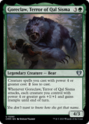 Goreclaw, Terror of Qal Sisma (CMM-293) [Commander Masters]