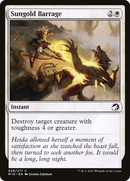 Sungold Barrage (MID-036) [Innistrad: Midnight Hunt] Foil