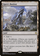 Karn's Bastion (PPELD-248P) [Promo Pack: War of the Spark Promos] Foil