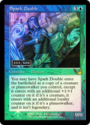 Spark Double (Retro Frame) (Serial Numbered) (RVR-319) [Ravnica Remastered] Foil