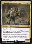 Triumphant Adventurer (PPAFR-237P) [Promo Pack: Adventures in the Forgotten Realms Promos] Foil