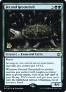 Fecund Greenshell (PRE-171) [Bloomburrow Promos] Foil