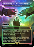 Three Rings for the Elven-Kings - Rings of Brighthearth (Serial Numbered) (LTC-382) (Borderless) [Tales of Middle-earth Commander] Foil