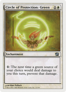 Circle of Protection: Green (8ED-012) [8th Edition] Foil