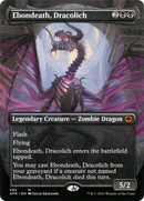 Ebondeath, Dracolich (Borderless) (AFR-292) (Borderless) [Adventures in the Forgotten Realms] Foil