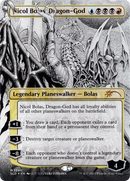 Nicol Bolas, Dragon-God (Borderless) (SLD-1246) (Borderless) [Secret Lair Drop] Foil