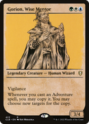 Gorion, Wise Mentor (Showcase) (CLB-423) [Commander Legends: Battle for Baldur's Gate] Foil