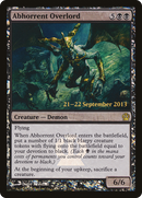 Abhorrent Overlord (PRE-075) [Theros Promos] Foil