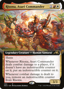 Risona, Asari Commander (Extended Art) (NEO-492) [Kamigawa: Neon Dynasty]