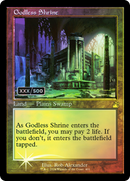 Godless Shrine (Retro Frame) (Serial Numbered) (RVR-401) [Ravnica Remastered] Foil
