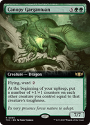 Canopy Gargantuan (Extended Art) (TDC-085) [Commander: Tarkir: Dragonstorm]