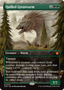 Quilled Greatwurm (Borderless) (FDN-339) [Foundations]