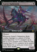 Ayara's Oathsworn (Extended Art) (MAT-157) [March of the Machine: The Aftermath] Foil