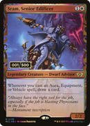 Sram, Senior Edificer (Serial Numbered) (MUL-136) (Showcase) [Multiverse Legends] Foil