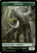 Elephant (TBLC-027) [Bloomburrow Commander Tokens] Foil