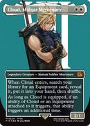 Cloud, Midgar Mercenary (Borderless) (Surge Foil) (FIN-520) [FINAL FANTASY] Foil
