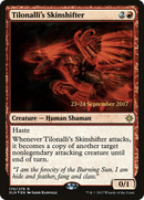 Tilonalli's Skinshifter (PRE-170) [Ixalan Promos] Foil