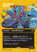 Mindspring Merfolk (Borderless) (First-Place Foil) (DFT-534) [Aetherdrift] Foil