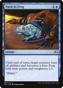 Turn to Frog (ORI-081) [Magic Origins] Foil