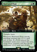 Motivated Pony (Extended Art) (LTC-125) [Tales of Middle-earth Commander] Foil