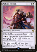 Valiant Veteran (PPDMU-038) [Promo Pack: Dominaria United Promos] Foil