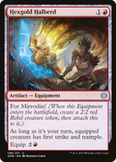 Hexgold Halberd (ONE-136) [Phyrexia: All Will Be One] Foil